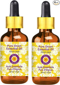 Deve Herbes Pure Onion Essential Oil (Allium cepa) with Glass Dropper Steam Distilled (Pack of Two) 100ml X 2 (6.76 oz)