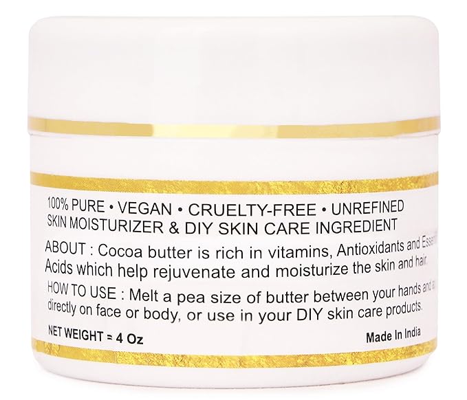 Organic Raw Aloe Vera Butter 100% Pure,Natural & Unrefined| Skin Moisturizer For Face, Body & Hair| 8 OZ/230 GM Ivory / White Grade A | DIY Creams, Balms, Lotions, Soaps| Softens Dry & Tough Skin