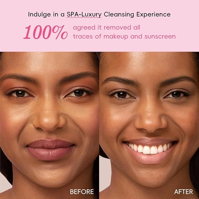 Sakura Makeup Cleansing Balm, All-in-One Cleanser Deep Cleansing Cream, Hydrating Cleanser for Face with Spatula, Dissolves Heavy Waterproof Makeup Remove for All Skin Types, 100 g/3.53 oz