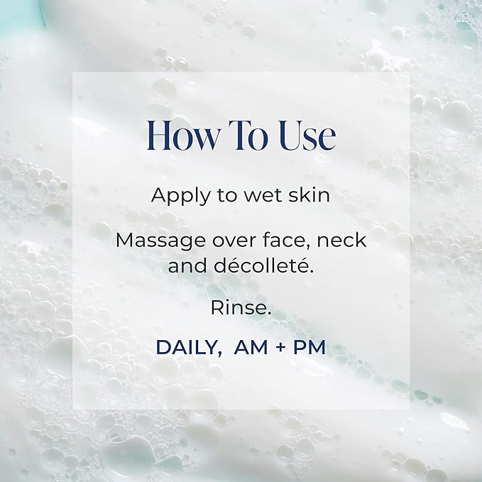 Kind Science Gentle Face Cleanser - Face Wash for Women & Makeup Remover with Vitamin C - Facial Cleanser for Dry Skin - Paraben, Dye & Fragrance Free, Cruelty Free, 4.5 fl oz