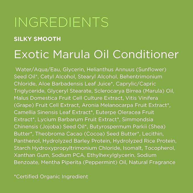 Andalou Naturals Exotic Marula Oil Silky Smooth Conditioner, 11.5 Ounce, (Package May Vary)