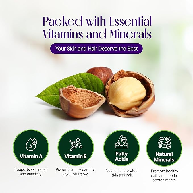 AliBell's- Refined Shea Butter - Unscented Shea Butter - Ultra Refined, Deodorized, White - Hydrating Moisturizer for Dry Skin and Hair