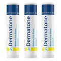 Dermatone Mineral Lip Balm | Moisturizing, SPF30, Reef Safe, Oxybenzone Free | Jojoba Oil, Avocado Oil, Vitamin E | Zinc Oxide Lip Balm with SPF 30 | 0.15 oz (3-Pack)