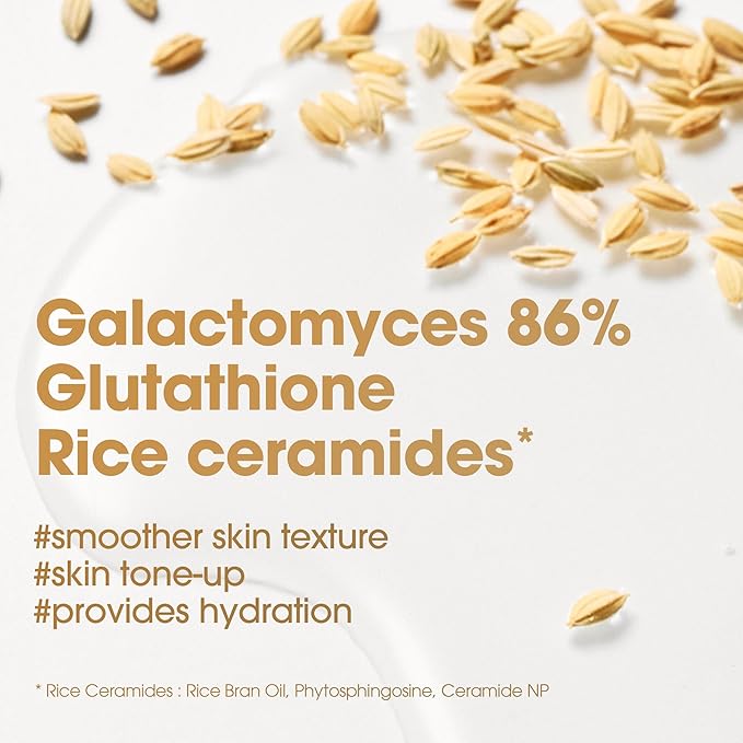 SOME BY MI Galactomyces Glutathione Glow Milky Toner - 6.76Oz, 200ml - Hydrating Korean Milky and Rice Toner with Glutathione & Vitamin C for Smooth, Radiant Skin - Korean Skin Care