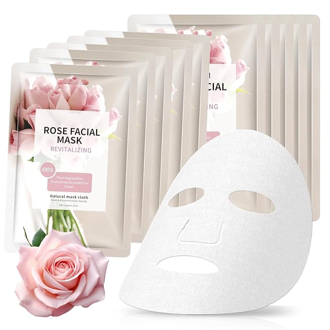 Facial Masks Skincare for Women,Moisturize Face Mask Sheet for Girl,Hydrating Face Mask for All Skin Types,Dry Skin & Sensitive Skin (10-Packs)