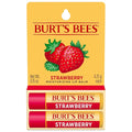 Burt's Bees Lip Balm - Strawberry, Lip Moisturizer With Responsibly Sourced Beeswax, Tint-Free, Natural Origin Conditioning Treatment, 2 Tubes, 0.15 oz.