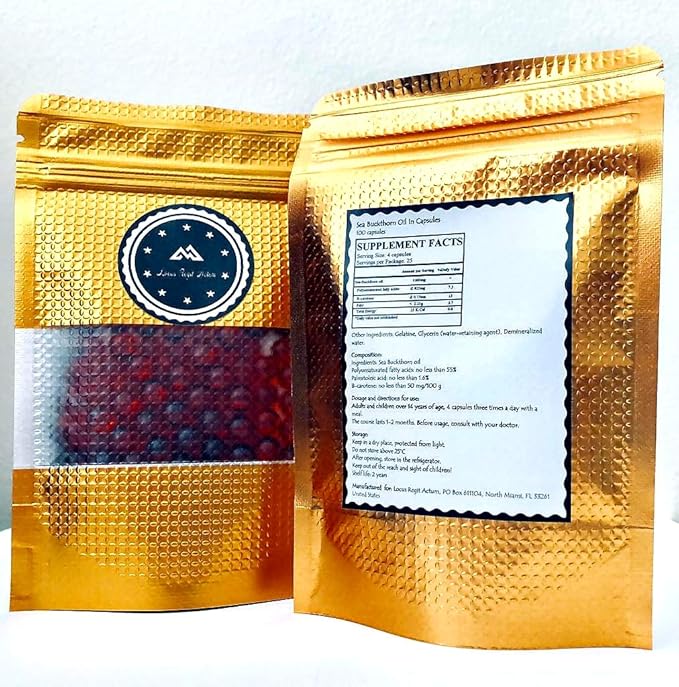 Sea-Buckthorn Oil in Capsules 100 Pcs