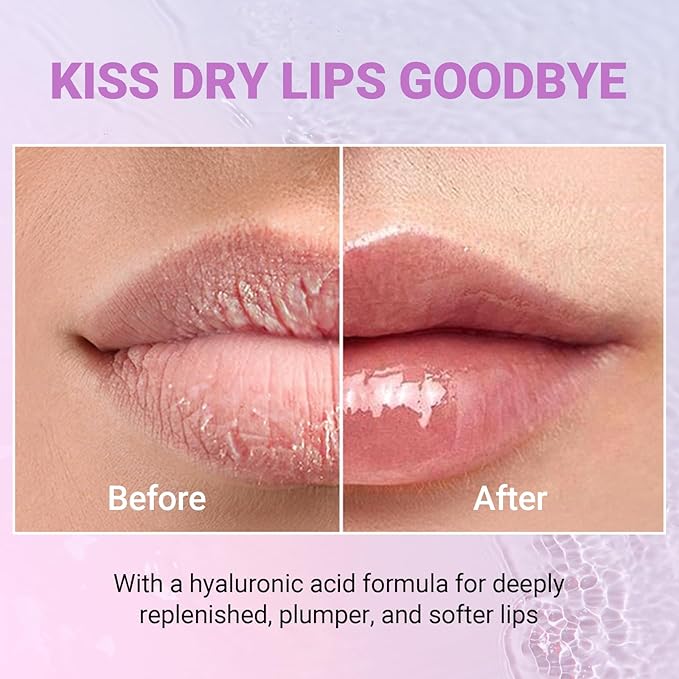 iMethod Lip Mask Overnight - Lip Sleeping Mask for Dry Lips, 8-Hour Hydrating Lip Balm with Hyaluronic Acid, Intense Moisturizing Lip Treatment to Nourish & Repair - Peach