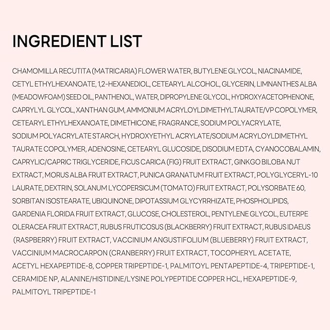 slowPURE Lifting Firm Serum - 80% Chamomile Flower Water, 7-Peptide Complex & Niacinamide, Slow-aging Korean Skin Care Milky Serum for Fine Lines and Elasticity, 1.69 fl.oz