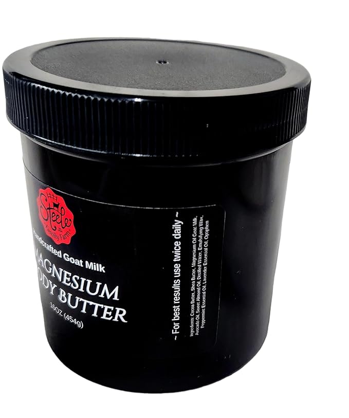 Magnesium Body Butter, 16 ounce or 6 ounce