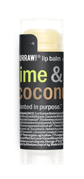 Hurraw! Lime & Coconut Combo Lip Balm: Organic, Certified Vegan, Cruelty and Gluten Free. Non-GMO, 100% Natural Ingredients. Bee, Shea, Soy and Palm Free. Made in USA
