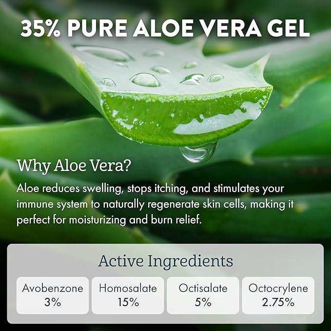 Aloe Up White Collection SPF 50 Sunscreen Spray Mist for Face & Body with Aloe Vera Gel, Water Resistant up to 80 Minutes, Reef Friendly, Non Greasy, Fast Absorbing, Coco Mango 5.5 oz