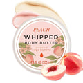 Princess Belle Peach Whipped Shea Body Butter, Body Moisturizer for Dry Skin, Smell Goods for Women, Leaves Skin Feeling Moisturized and Soft-200ml(6.8 floz)