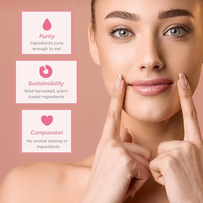 Ellovi Natural Lip Butter Lip Balm - Mint - Pure Enough to Eat - Made With Just 6 Vegan Ingredients - Moisturizing Lip Care for All Day Hydration (Single)