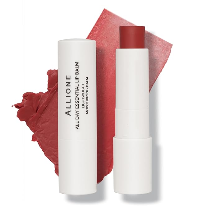 All Day Essential Tinted Lip Balm 03 Bite Watermelon | Natural Gloss Finish, Moisturizing Lip Care, Deep Nourishing Plant-Based Chapstick, Hydrating Lip Butter for Dry Cracked Chapped Lips