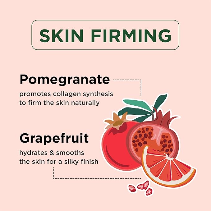 Petal Fresh Pure Firming Pomegranate & Grapefruit Body Butter, Organic Coconut Oil, Argan Oil, Shea Butter, Promotes Collagen, For All Skin Types, Natural Ingredients, Vegan and Cruelty Free, 8 oz