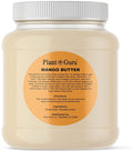 Plant Guru Raw Mango Butter 3 lbs. Bulk Jar - 100% Pure Natural Unrefined - Great for Skin, and Hair Growth. DIY Soap Making, Body Butters, Lotions and Creams.