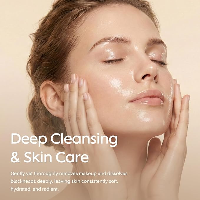 SPODARE Pure Cleansing Oil, Natural Oil Cleanser for Face, 6.76 fl oz Makeup Blackhead Remover, Facial Cleansing Oil for All Skin Types - 200ml