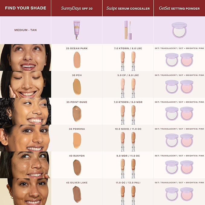 Tower 28 SunnyDays SPF 30 Tinted Moisturizer - 2-in-1 Buildable Coverage Foundation + Mineral Sunscreen for Face - Zinc Oxide, Aloe & Prickly Pear for Sensitive Skin - 13 Light/Neutral (1 oz)