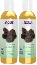 NOW Solutions Organic Jojoba Essential Oil,4-Ounce,(Pack of 2)