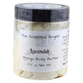 TSA Handmade Whipped Mango Lavender Body Butter Cream, Luxury Body Lotion for Dry Skin, Daily Moisturizing Shea Butter, Sunflower Oil, Mothers, Fathers, Women, Men, Teens, 5.5 oz Jar