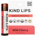 Kind Lips Wild Cherry Lip Balm (Single Pack) – Organic Flavored Lip Balm for Dry, Cracked Lips – Natural Beeswax Moisturizing Lip Care with Sweet Cherry Flavor