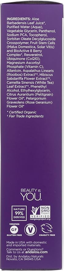 Andalou Naturals Blossom + Leaf Toning Refresher, 6 Ounce