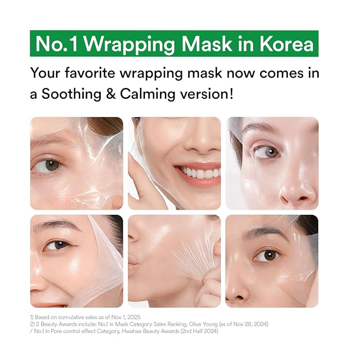 VEGANIFECT Aloe Cica Wrapping Peel Off Facial Mask with Jelly Brush, For Skin Refreshing, Instant Cooling, Soothing, Pore Tightening, Korean Skincare, 2.73 Fl Oz
