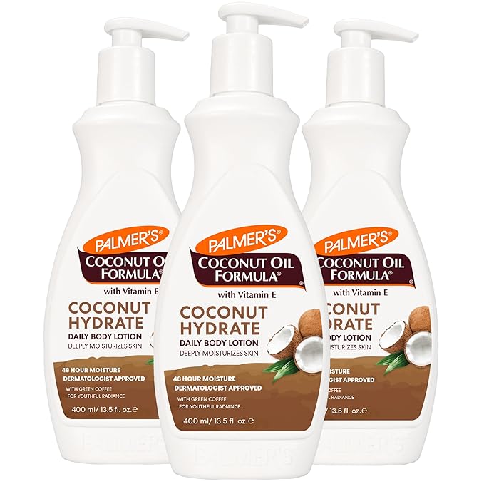 Palmer's Coconut Oil Formula Body Lotion with Green Coffee Extract, 13.5 Ounces (Pack of 3)