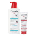 Eucerin Skin Care Set, Advanced Repair Lotion, Unscented Body Lotion for Dry Skin, 16.9 Fl Oz Eczema Relief Body Cream, Eczema Cream with Colloidal Oatmeal (Skin Protectant), 8 Oz