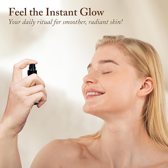 ELLA PURE 1.8 oz Face Lift Mist - Hydrating Face Spray with Green Tea & Niacinamide - Natural Skin Care Spray with Antioxidants, Amino Acids & Aloe for Brighter, Softer Complexion.