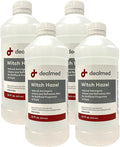 Dealmed Witch Hazel, 16 oz. | Natural Astringent Cleans and Refreshes Skin | No Artificial Fragrance or Dyes (Pack of 4)