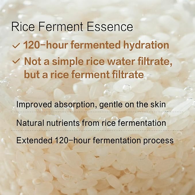 Rice Toner with Aloe Leaf Water, Niacinamide and Centella Asiatica, Milky Toner for Soothing and Glowing Skin, Vegan, Alcohol and Fragrance Free