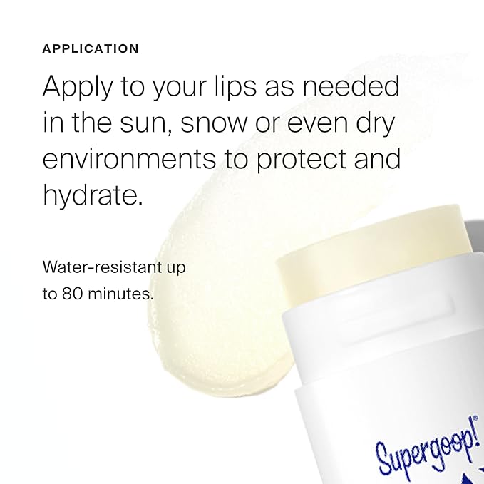 Supergoop! PLAY Lip Shield SPF 30 with Coconut - Pack of 2 - Moisturizing Lip Treatment For Dry Cracked Lips - Broad Spectrum UV Protection