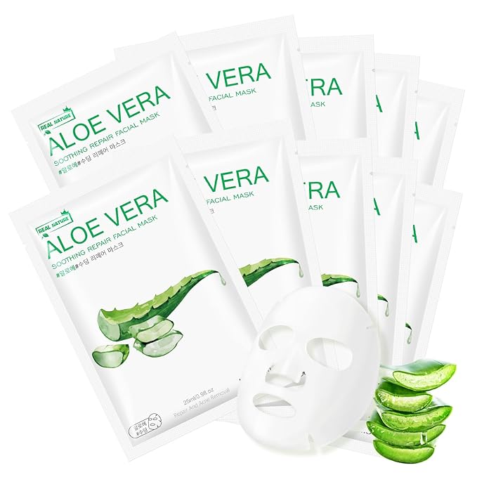 Facial Masks Skincare for Women,Moisturize Face Mask Sheet for Girl,Hydrating Face Mask for All Skin Types,Dry Skin & Sensitive Skin (10-Packs)