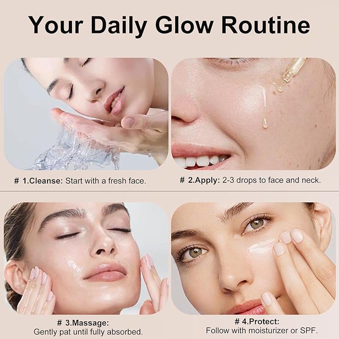 Collagen Facial Serum with Retinol,Vitamin C & Snail Mucin -2 fl.oz - Age-Defying & Balancing Essence - Deeply Hydrating & Enhancing Formula for Face and Neck - Daily Skin Care for a Supple Complexion