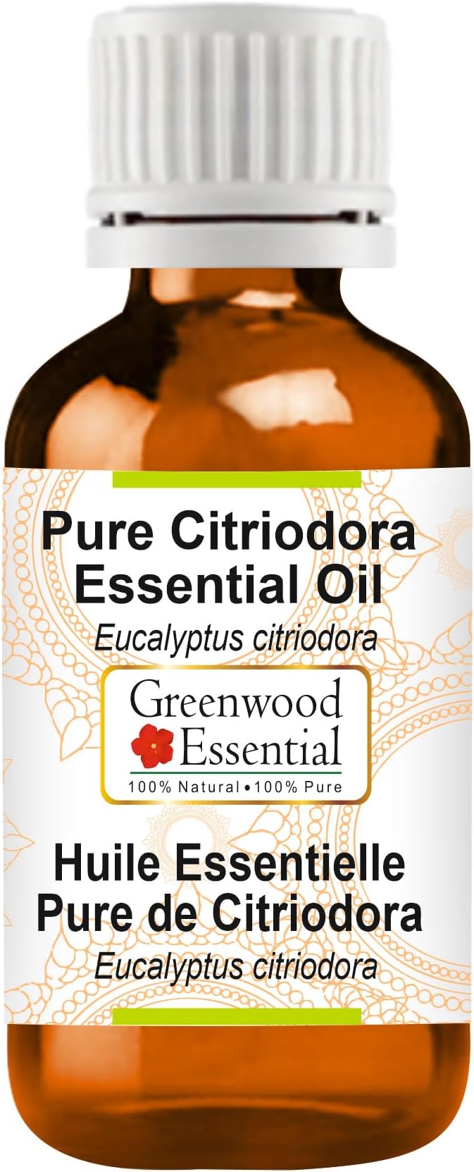 Greenwood Essential Pure Citriodora Essential Oil (Eucalyptus citriodora) Steam Distilled 10ml (0.33 oz)