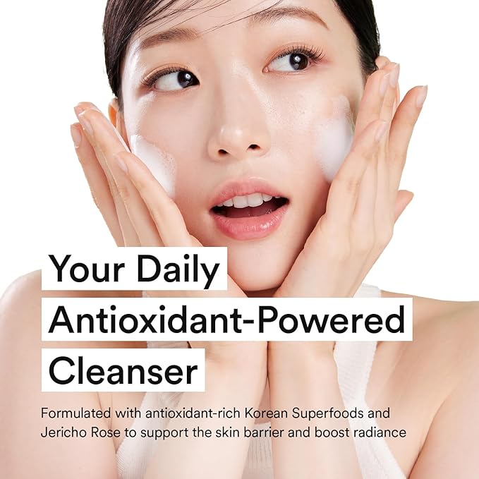 Hydrating Gel to Foam Cleanser, Low pH Gentle Daily Face Wash for All Skin Types, With AHA (Citric Acid), LHA, Glycerin, Mild Pore Care & Radiant, Balanced Skin, Korean Skincare, 205ml/6.93 fl oz
