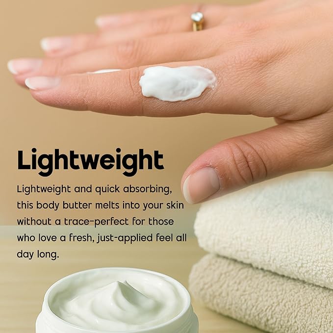 Vivo Per Lei Shea Body Butter with Brazilnut & Vanilla, Enriched with Hyaluronic Acid, Vitamin C, & Aloe Vera For Dry Skin, Pack Of 1, 9.87 Oz