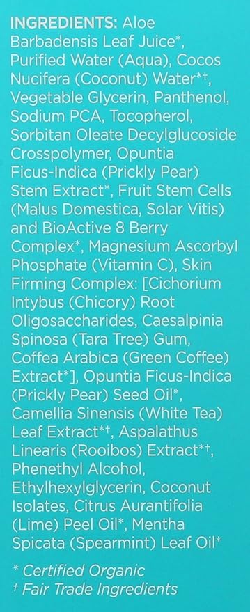 Andalou Naturals Coconut Water Firming Toner, 6 Ounce