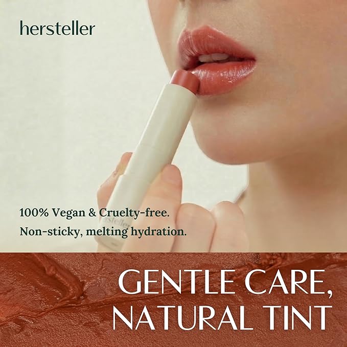 hersteller Nearby Recharging Lip Balm Vegan Butter Complex Intensive Moisturizing Treatment for Dry Lips and Cheek Natural Healthy (Nutty)