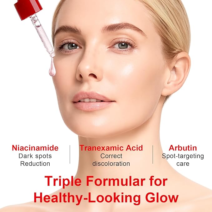 TXA 5% + Niacinamide 10% Facial Serum for Dark Spot, Uneven Skin Tone & Daily Hydration Care, Glow Serum for Face, Tranexamic Acid 5% | Korean Skincare, 1.01 fl.oz