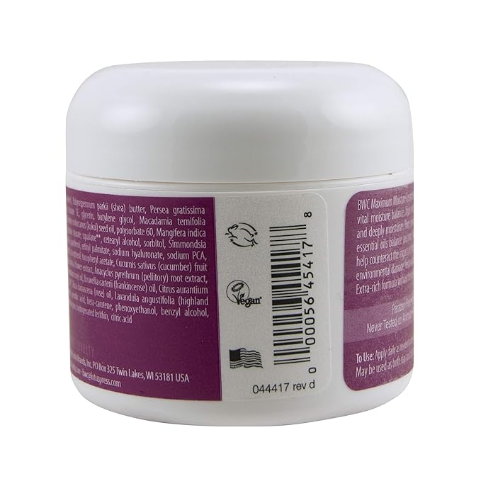 Beauty without Cruelty Maximum Moisture Cream, 2 Ounce