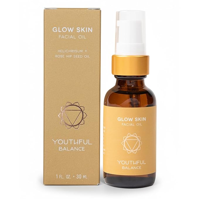 Anti Aging Face Oil Pump - Helichrysum & Frankincense Sacra with Organic Rosehip Seed Oil - Lightweight Facial Oil for Dry & Mature Skin - Firmer, Radiant Looking Skin - Fast Absorbing - 30ml