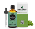 Earth N Pure Peppermint Essential Oil (Pudina Oil) Undiluted, Natural and Therapeutic Grade with Glass Dropper - 100 ml