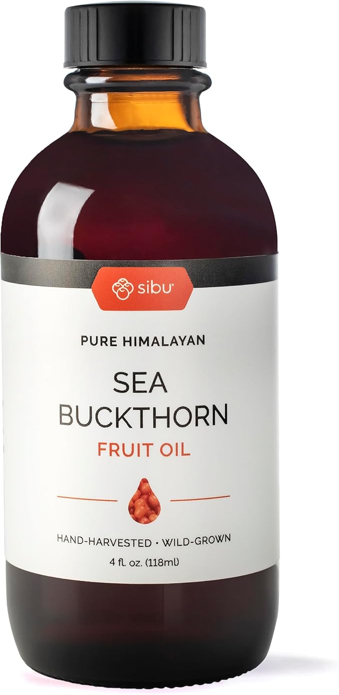 sibu Premium Himalayan Omega 7 Sea Buckthorn Fruit Oil, 4 oz