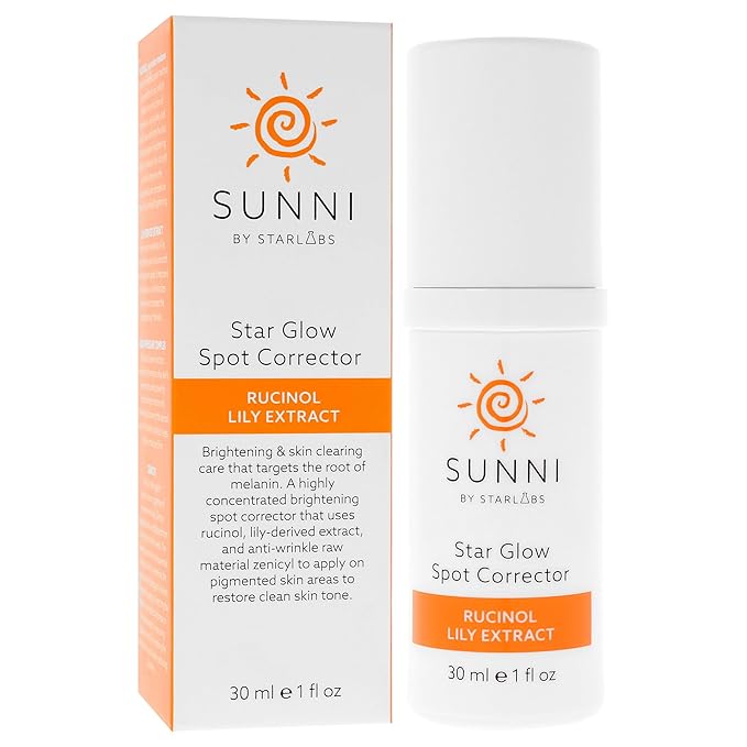 StarLabs Beauty Facial Serum with Rucinol, Lily Extracts, and Zenicyl - Korean Face Serum for Smooth, Even-Looking Skin - Cruelty Free - 1 oz