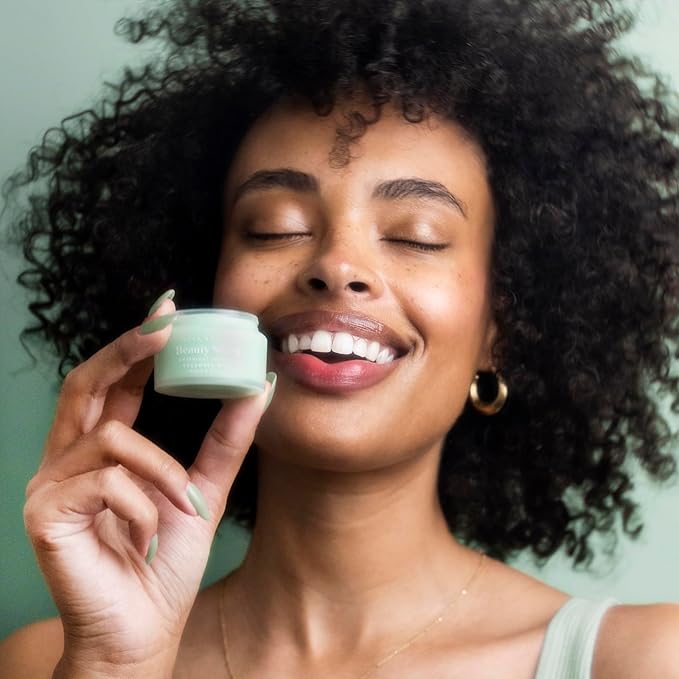 NCLA Beauty Sleep Overnight Lip Mask - Lip Mask for Women - Nourishes and Hydrates with Castor Seed Oil and Shea Butter - Cucumber Mint - 0.5 oz