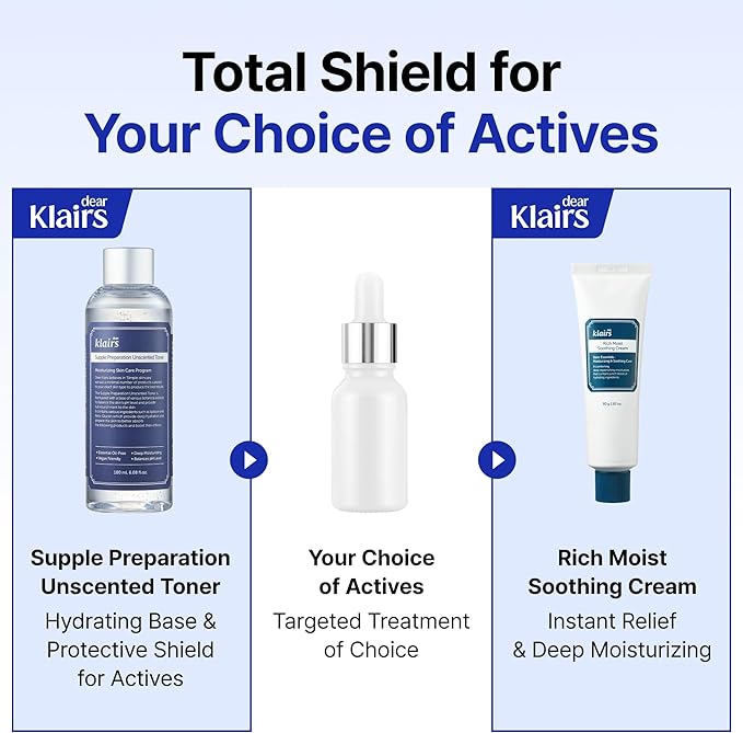 Dear Klairs Unscented Toner | Non-Irritation for Sensitive Skin, Instant Soothing, Skin Flooding & Layering, Hyaluronic Acid, Korean Skin Care, Vegan, Essential Oil Free, 6.08 fl oz