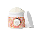 LALICIOUS Peachy Keen Extraordinary Whipped Sugar Scrub - Limited Edition Exfoliating Body Scrub with Creamy Peach & Jasmine Petals for Spring (16oz)